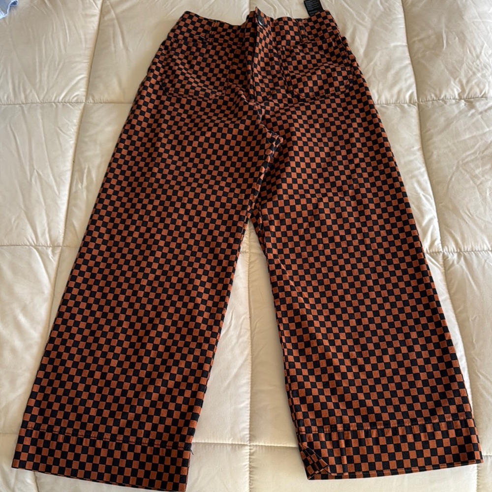 Maeve Colette Checkered Ankle Pants